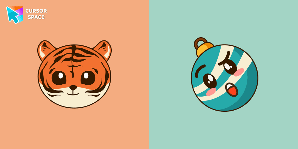 New Year Tiger cursor cursor pack
